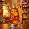 Pikachu bottle with crown design for Pokémon 30th Anniversary.