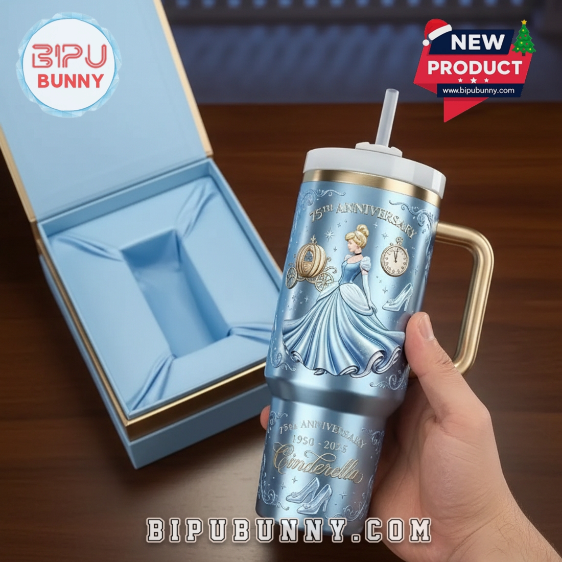Cinderella 75th Anniversary Commemorative Tumbler Cinderella 75th Anniversary Commemorative Tumbler