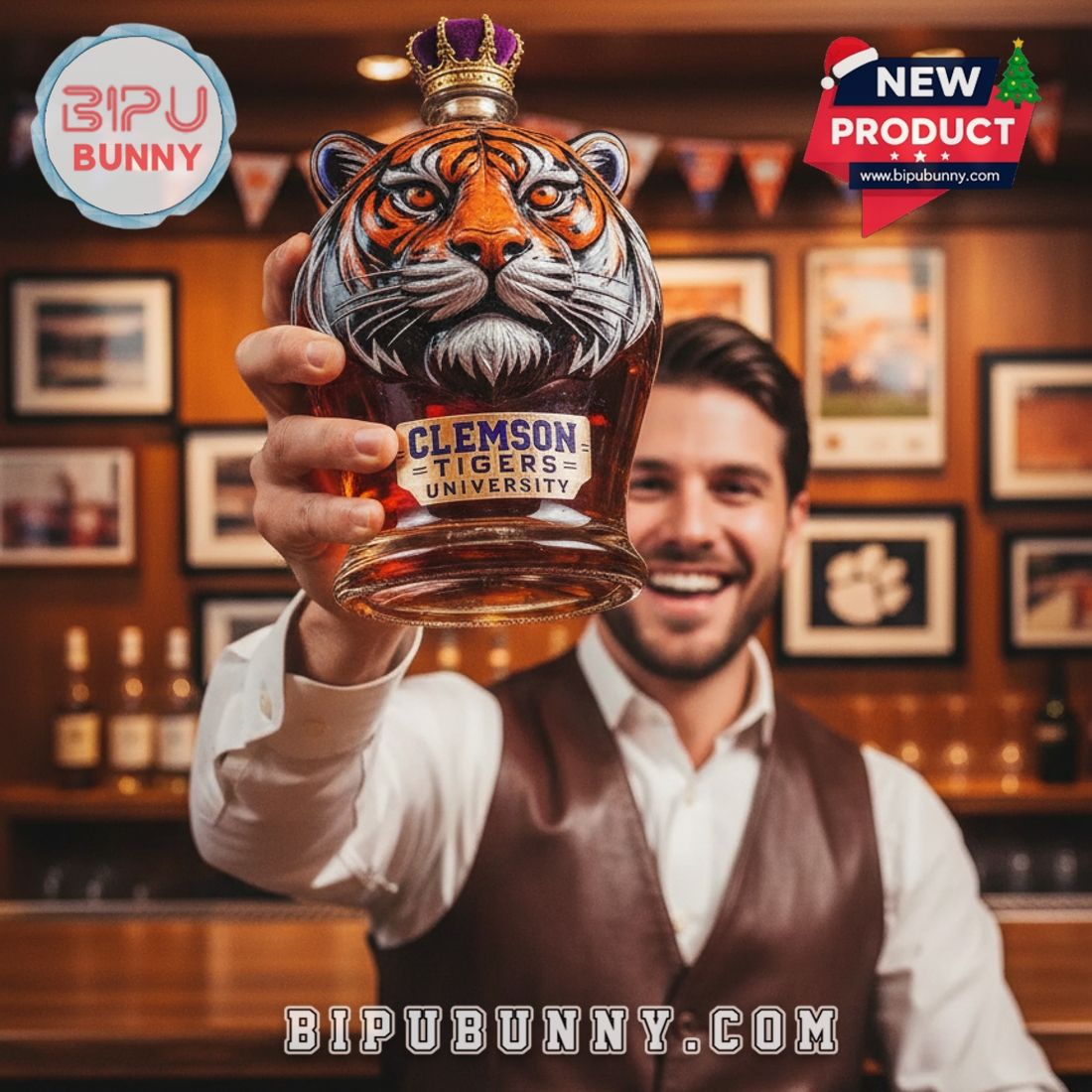 Clemson Tigers Limited Edition Whiskey Bottle Clemson Tigers Limited Edition Whiskey Bottle