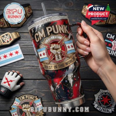CM Punk YETI Tumbler 40oz