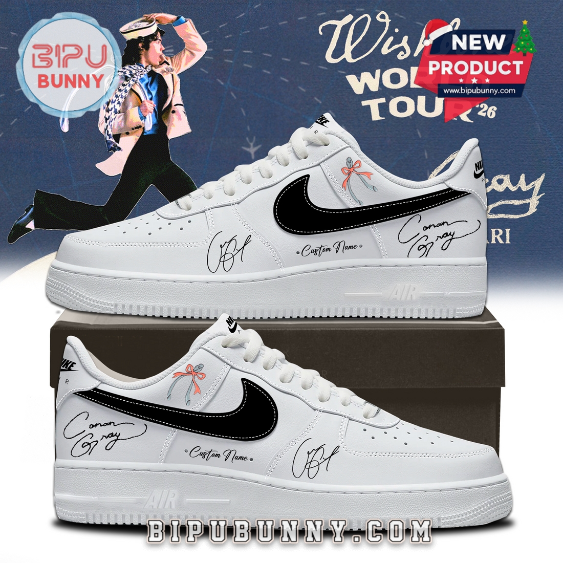 Conan Gray’s Wishbone World Tour Premium Air Force 1 Conan Gray’s Wishbone World Tour Premium Air Force 1