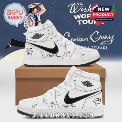 Conan Gray’s Wishbone World Tour White Air Jordan 1