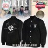 Black jacket with CORTIS logo and autographed details.