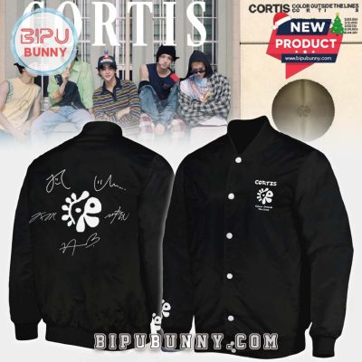 Cortis Color Outside The Lines Black Signatures Baseball Jacket