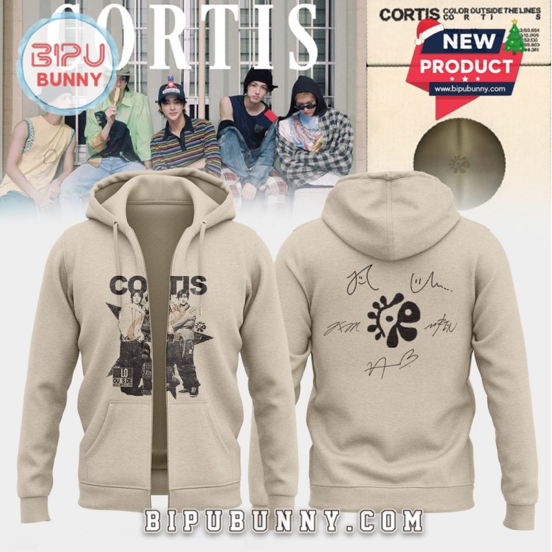 Cortis Color Outside The Lines Yellow Signatures Hoodie