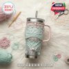 Handmade crochet cozy on a 40oz YETI tumbler, various colors & patterns available. Keep your drinks insulated and stylish!