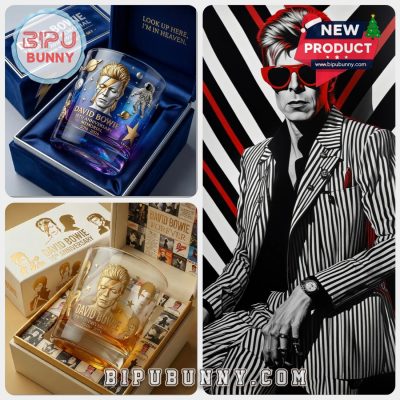 David Bowie 10th Anniversary Memorial Whiskey Glass