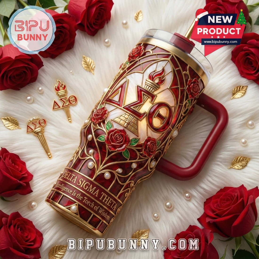Delta Sigma Theta Premium 40oz Tumbler Delta Sigma Theta Premium 40oz Tumbler