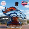 Denver Broncos collectible bottle featuring the horse logo and a different bottle cap design, with the team's branding at the base.