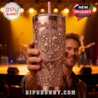 Dolly Parton 40oz Tumbler With Handle