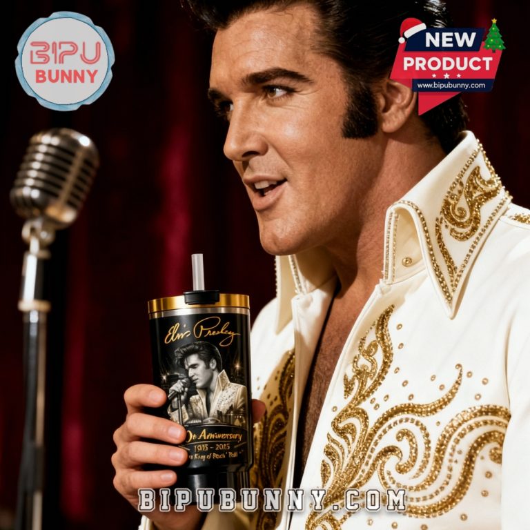 Elvis Presley 90th Anniversary Limited Edition Tumbler - Bipubunny Store