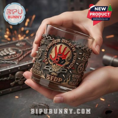 Five Finger Death Punch Commemorative Whiskey Glass