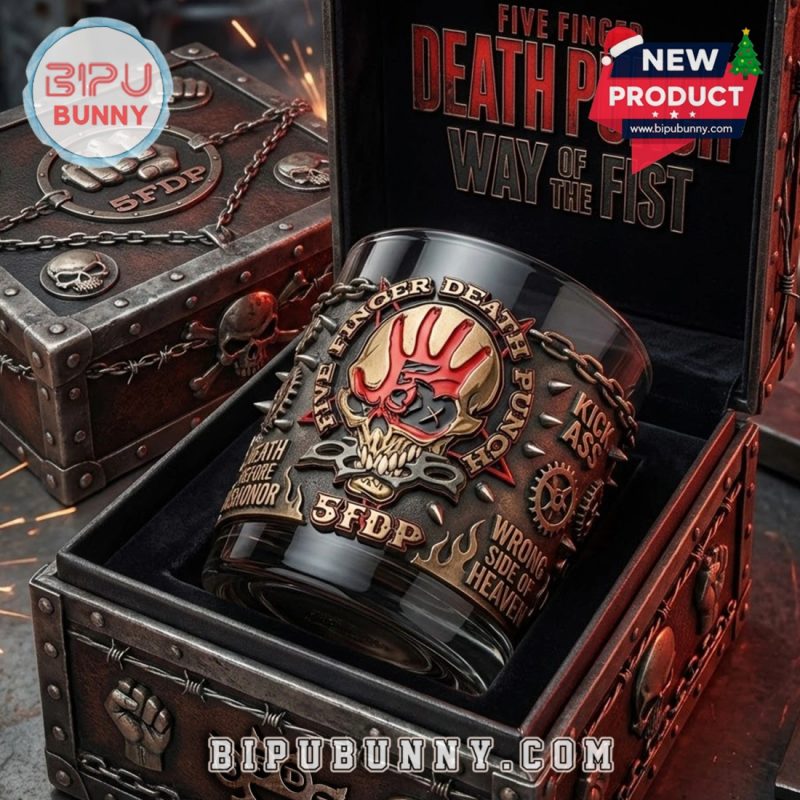 Five Finger Death Punch Commemorative Whiskey Glass