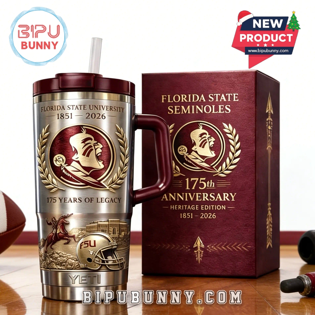 Florida State Seminoles 175th Anniversary YETI Tumbler Florida State Seminoles 175th Anniversary YETI Tumbler
