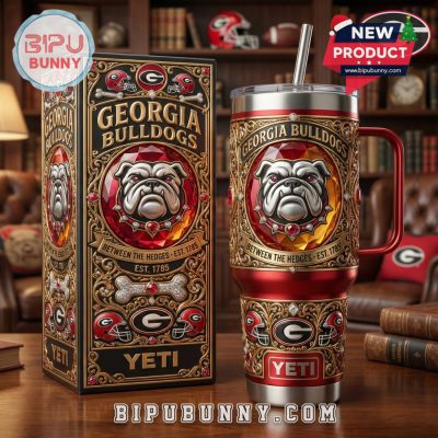 Georgia Bulldogs 40oz Tumbler With Handle