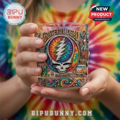 Grateful Dead 60th Anniversary Whiskey Glass