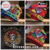 Grateful Dead Autism Awareness Beanie Hat - Stealie logo with puzzle piece design.