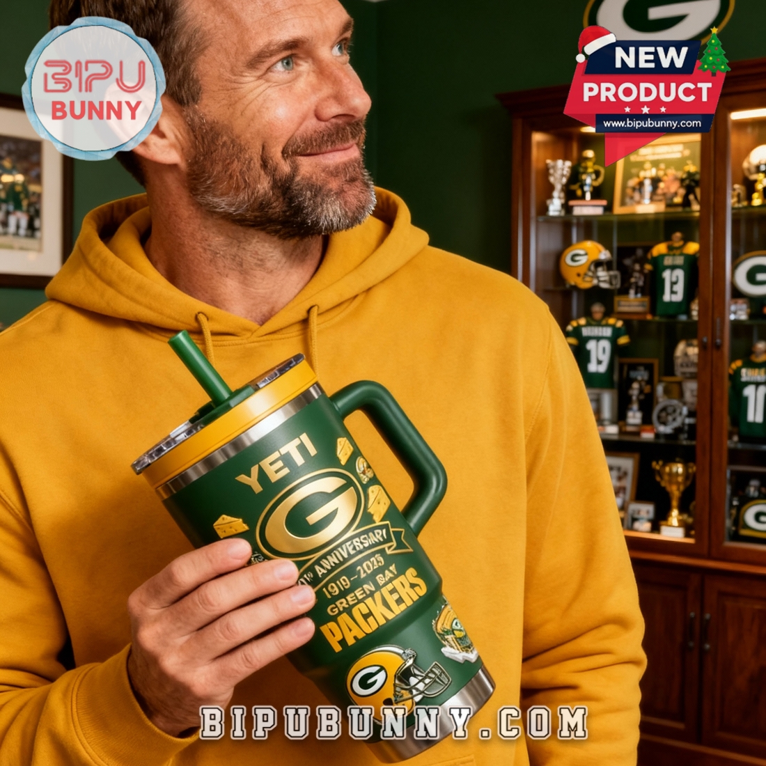 Green Bay Packers 107th Anniversary YETI Tumbler Green Bay Packers 107th Anniversary YETI Tumbler