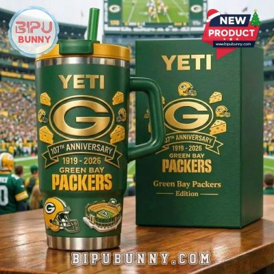 Green Bay Packers 107th Anniversary YETI Tumbler