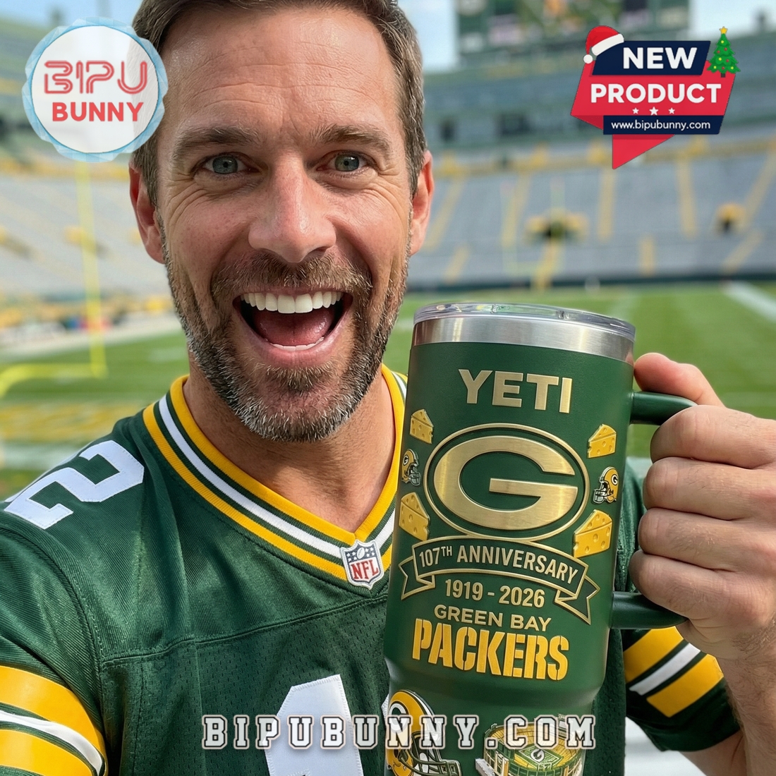 Green Bay Packers 107th Anniversary YETI Tumbler Green Bay Packers 107th Anniversary YETI Tumbler