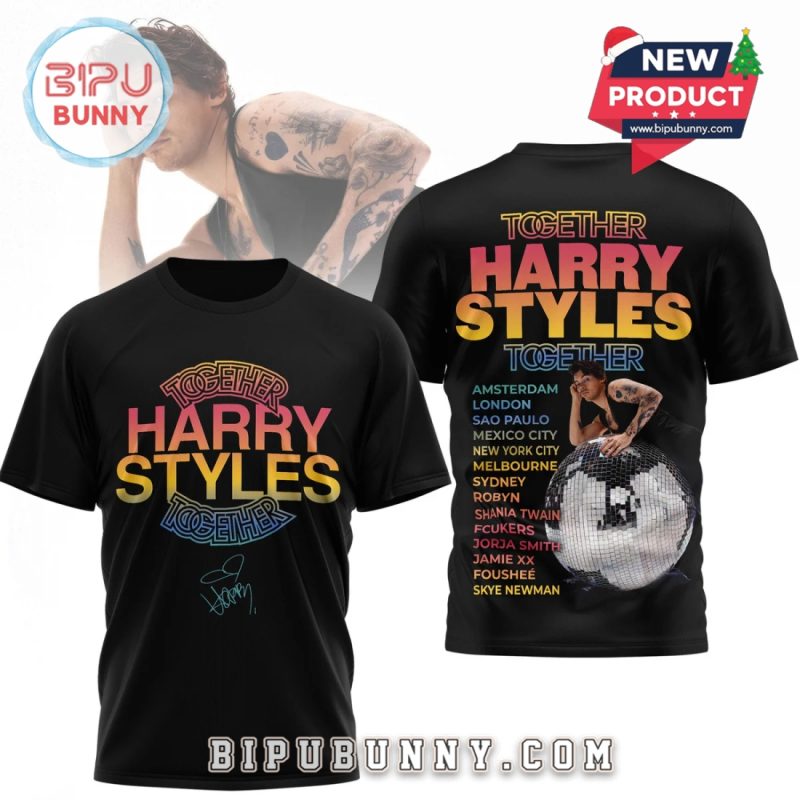 Harry Styles Together Tour Black 3D Shirt
