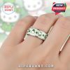 Hello Kitty St. Patrick's Day Silver Tungsten Ring - Limited Edition!
