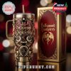 Full view of Hollywood Vampires tumbler and premium gift box with dramatic gothic detailing!