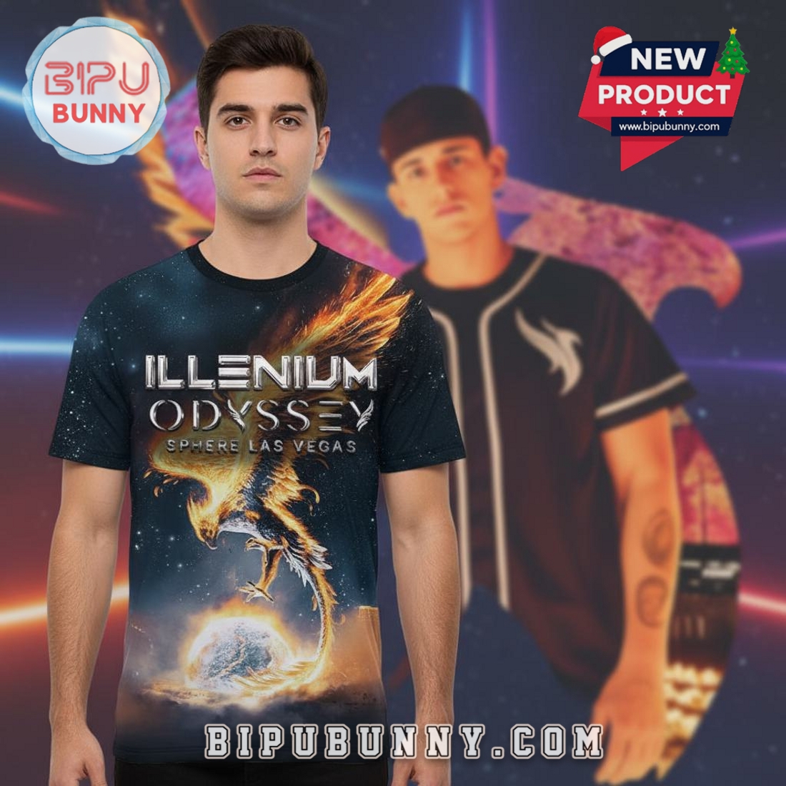 Illenium ODYSSEY Sphere Las Vegas 2026 Shirt Illenium ODYSSEY Sphere Las Vegas 2026 Shirt