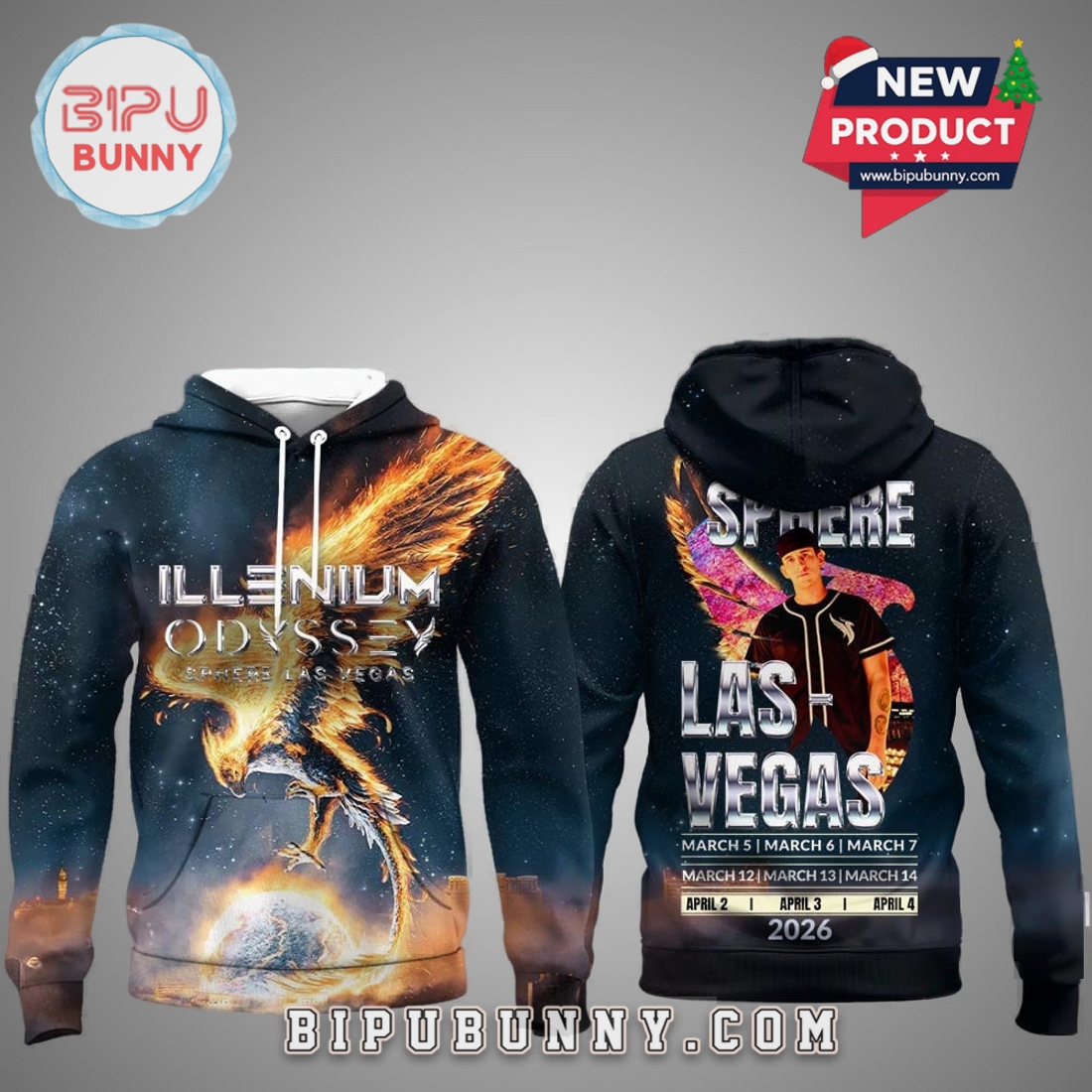 Illenium ODYSSEY Sphere Las Vegas 2026 Shirt Illenium ODYSSEY Sphere Las Vegas 2026 Shirt