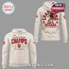 Indiana Hoosiers hoodie 2026 Peach Bowl win with mascot and trophy design