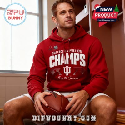 Indiana Hoosiers 2025 Peach Bowl Red Hoodie