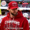 Man in red Indiana Hoosiers hoodie and cap celebrating 2026 Rose Bowl win at stadium!
