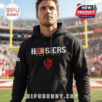 Indiana Hoosiers Rose Bowl x Peach Bowl Champs Black Hoodie