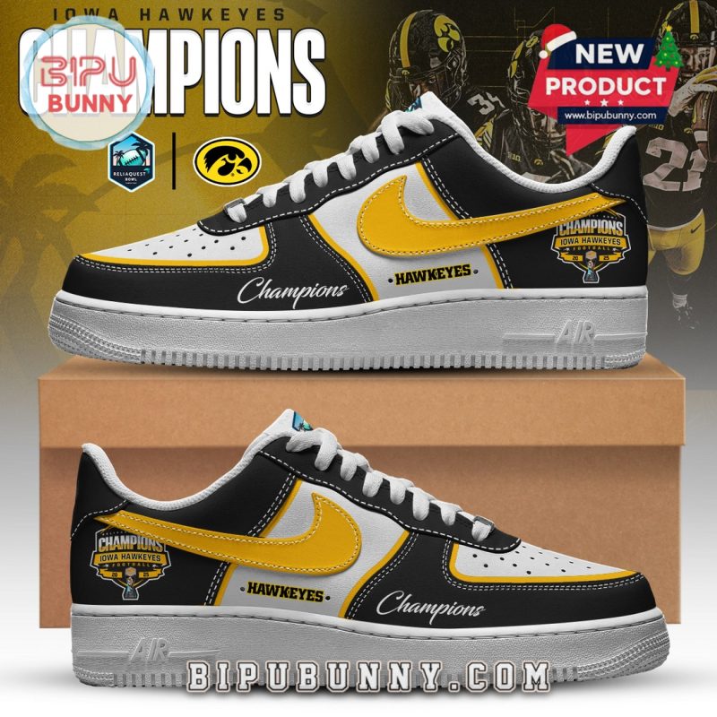 Iowa Hawkeyes ReliaQuest Bowl Champions Air Force 1