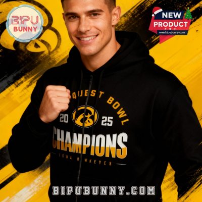 Iowa Hawkeyes ReliaQuest Bowl Champions Hoodie 2026