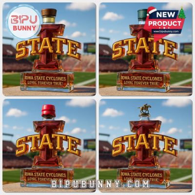 Iowa State Cyclones Limited Edition Whiskey Bottle