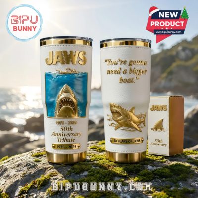 Jaws 50th Anniversary Tribute Stanley Tumbler