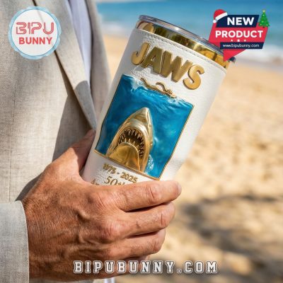 Jaws 50th Anniversary Tribute Stanley Tumbler