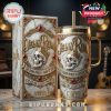 Jelly Roll collectible tumbler with matching box gold accents marble design skull crown artwork displayed in a music studio scene!