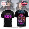 Kiss 2026 Songwriters Hall of Fame Black 3D Shirt. Officially licensed KISS apparel featuring a bold 3D design.