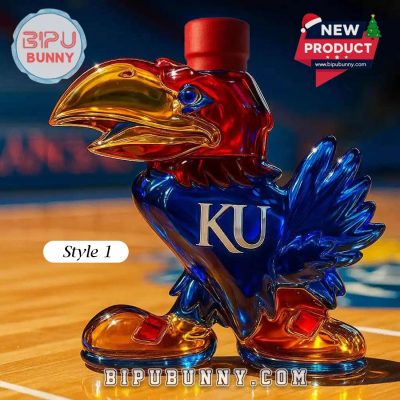 KU Jayhawk Limited Edition Whisky Bottle
