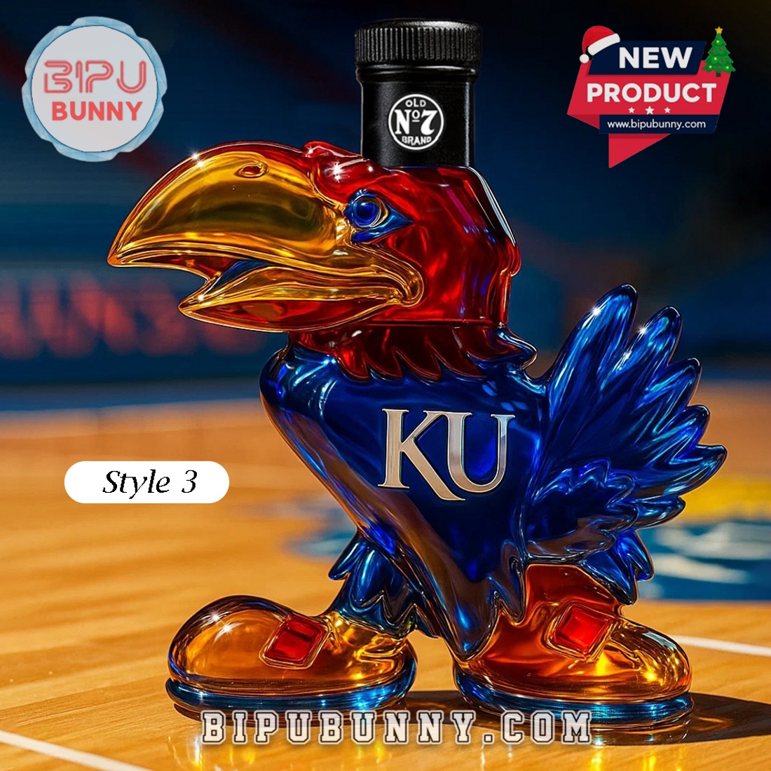 KU Jayhawk Limited Edition Whisky Bottle KU Jayhawk Limited Edition Whisky Bottle