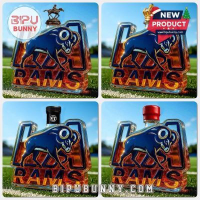 LA Rams Limited Edition Whiskey Bottle