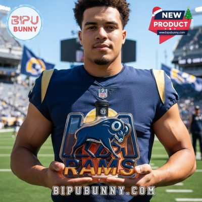 LA Rams Limited Edition Whiskey Bottle