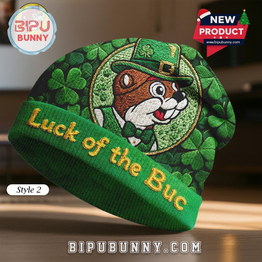 Leprechaun St. Patrick’s Day Beanie Hat Leprechaun St. Patrick’s Day Beanie Hat