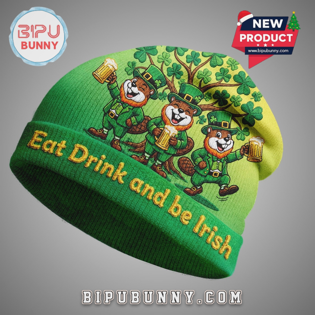 Leprechaun St. Patrick’s Day Beanie Hat Leprechaun St. Patrick’s Day Beanie Hat