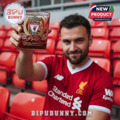 Liverpool FC 134 Years Anniversary Whiskey Glass