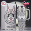 Looney Tunes 40oz tumbler with handle featuring Bugs Bunny, Daffy Duck and more. Keeps drinks cold or hot for hours!
