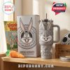 Looney Tunes 40oz tumbler with handle featuring Bugs Bunny, Daffy Duck, and the whole gang!