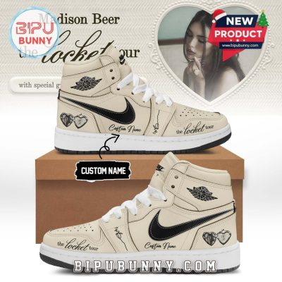 Madison Beer The Locket Tour Custom Air Jordan 1 Hightop